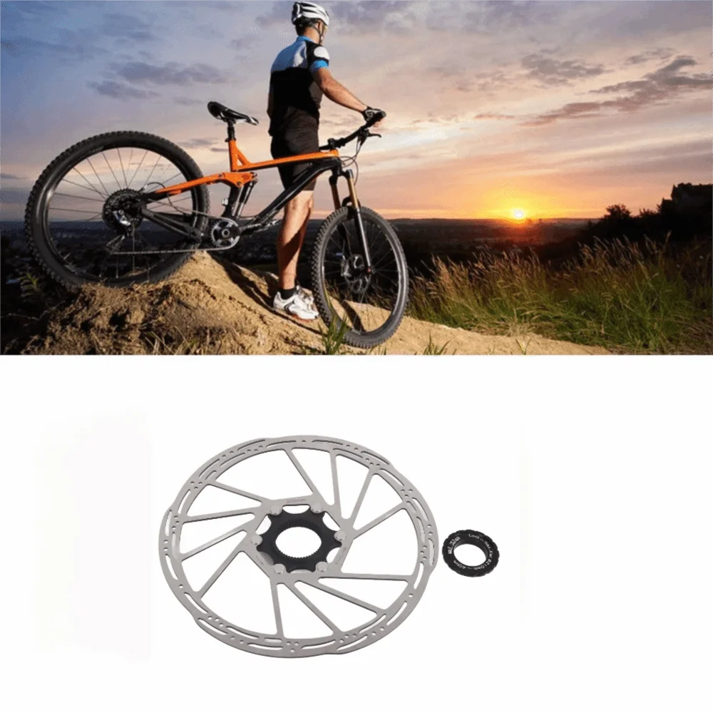 

203mm Bike Disc Brake Rotor Hollowed Includes Center Lock Adapter Bike Brake Rotor Stainless Steel Centerlock Disc Rotor