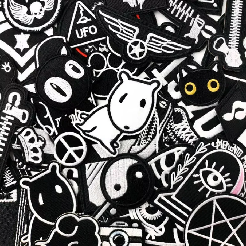 Star Dog Cat Eye Patch Embroidery Applique Ironing Sewing Supplies Decorative Badges For Clothing Accessories Zipper
