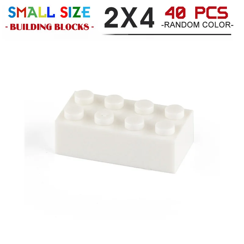 Building block 1X2 1X8 2X4 2X8 hole white brick basic accessories education creativity compatible brand building block toy 2023