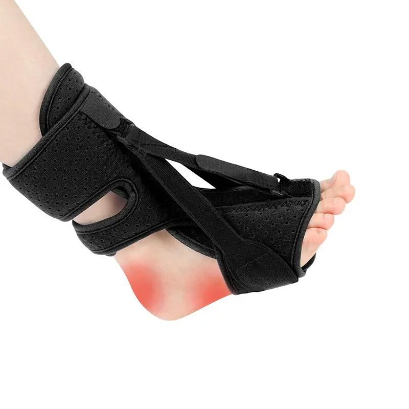 Adjustable Night Splint For Plantar Fasciitis Pain Relief Soft Foot Drop Brace Sleeping Achilles Tendon Stretcher Boot Nighttime