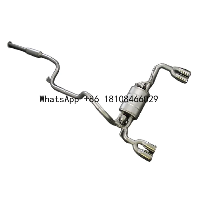 Performance Automotive Cat -Back Exhaust System for Ford Focus 1.6 2012-2013 Exhaust Muffler With Exhaust tips