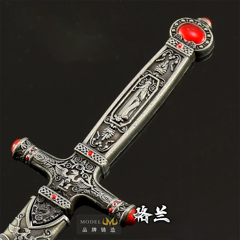 30 cm Middeleeuwse Zwaarden Westerse Zwaard Griffoendor Volledig metalen Omhulde Wapen Model Samurai Katana Ornamenten Geschenken Collecties