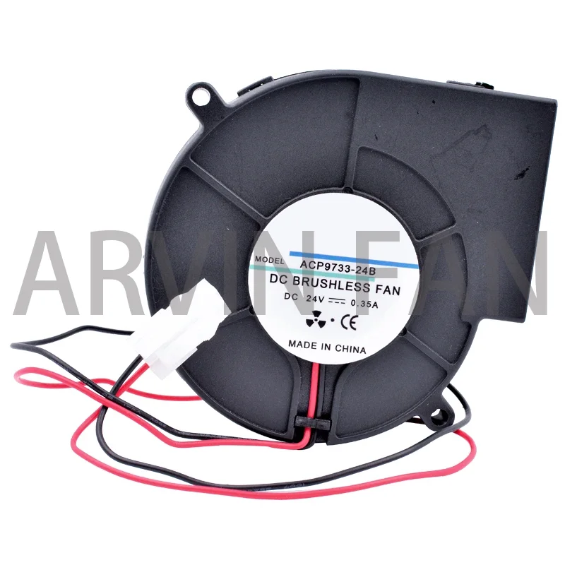 Brand New Original ACP9733-24B 97x94x33mm 24V Blower Fan 9cm BBQ Blower Big Air Blower Flow Centrifugal Fan 4500RPM Cooling Fan