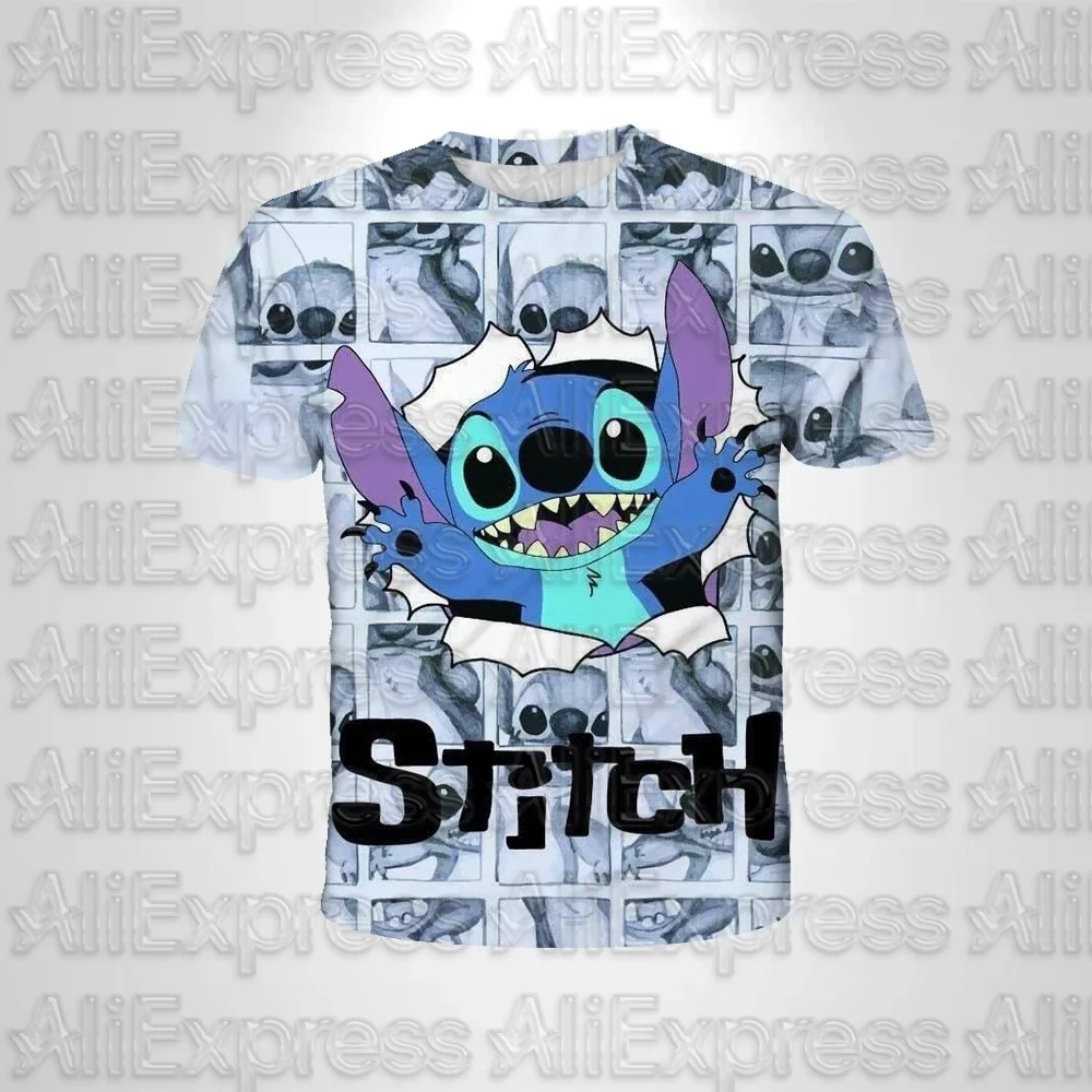 موتو أنيمي غرزة الكرتون MensT-shirt لطيف تأثيري ملابس الأطفال قمم تي شيرت عادية قصيرة الأكمام الصيف تنفس #1