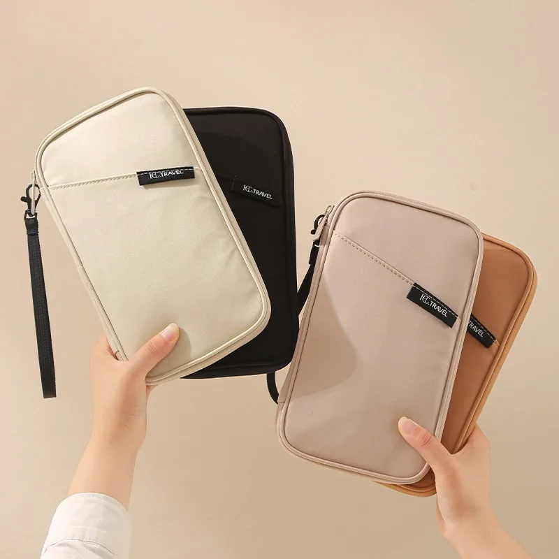 حقيبة حامل جواز السفر كبيرة وخفيفة الوزن وغطاء جواز السفر وحقيبة متعددة الوظائف ومحفظة جواز السفر وحقيبة تنظيم مقاومة للماء #4
