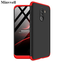 3 in 1 Case for xiaomi pocophone f1 Case 360 Full Protection Shockproof Cover for Poco f1 Xiaomi mi 9T Pro Redmi Note 10 Pro