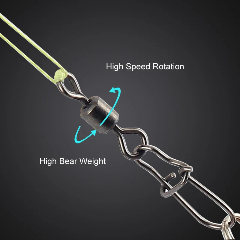 Stainless Fishing Swivel Set 5