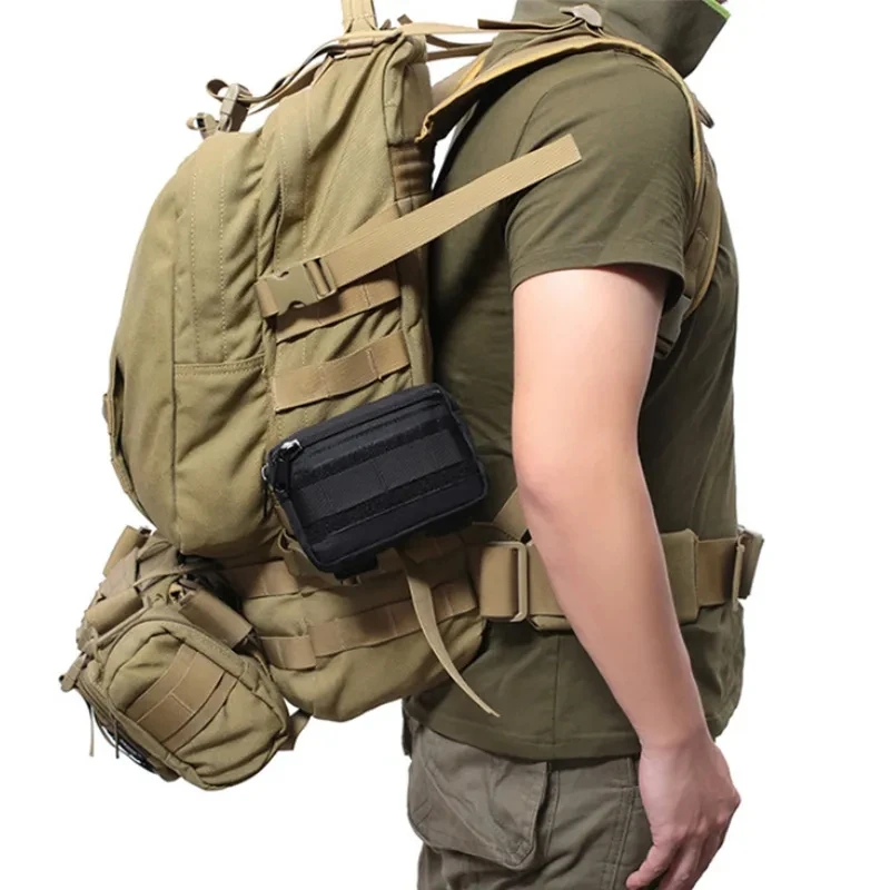 Molle Admin Pouch Compact EDC Utility Gadget Gear Pocket Waterproof Carry Accessory EDC Belt Hanging Waist Bag