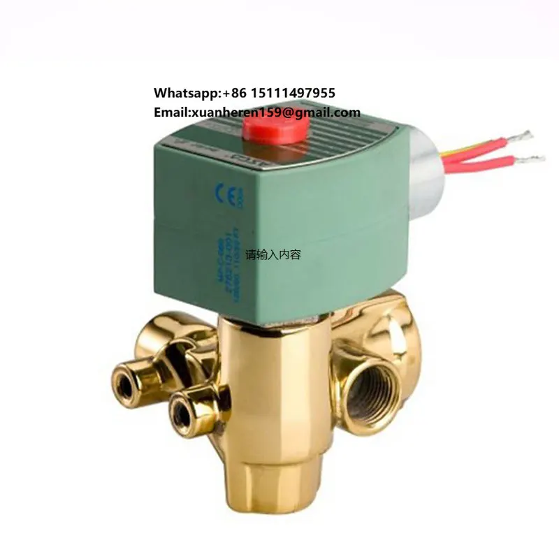 ASCO Solenoid Valve EF8320G176 Brass Stainless Steel Control Valve