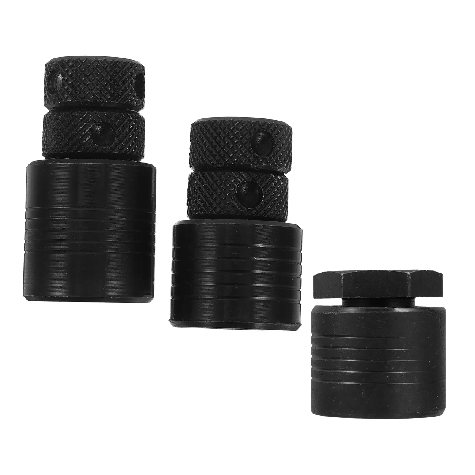 3 Piece Adjustable Floor Jack Pads Heavy Duty Screw Jack Stands Milling Machine Leveling Blocks Precise Height