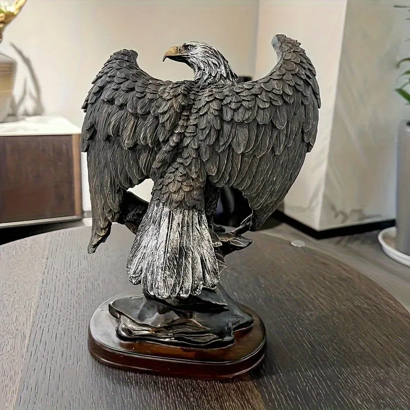 

Resin Eagle Statue Decorative Figurines, Home Office Desk Decoration, Symbol of Wealth, Freedom Power, Birthday Gift, Holiday