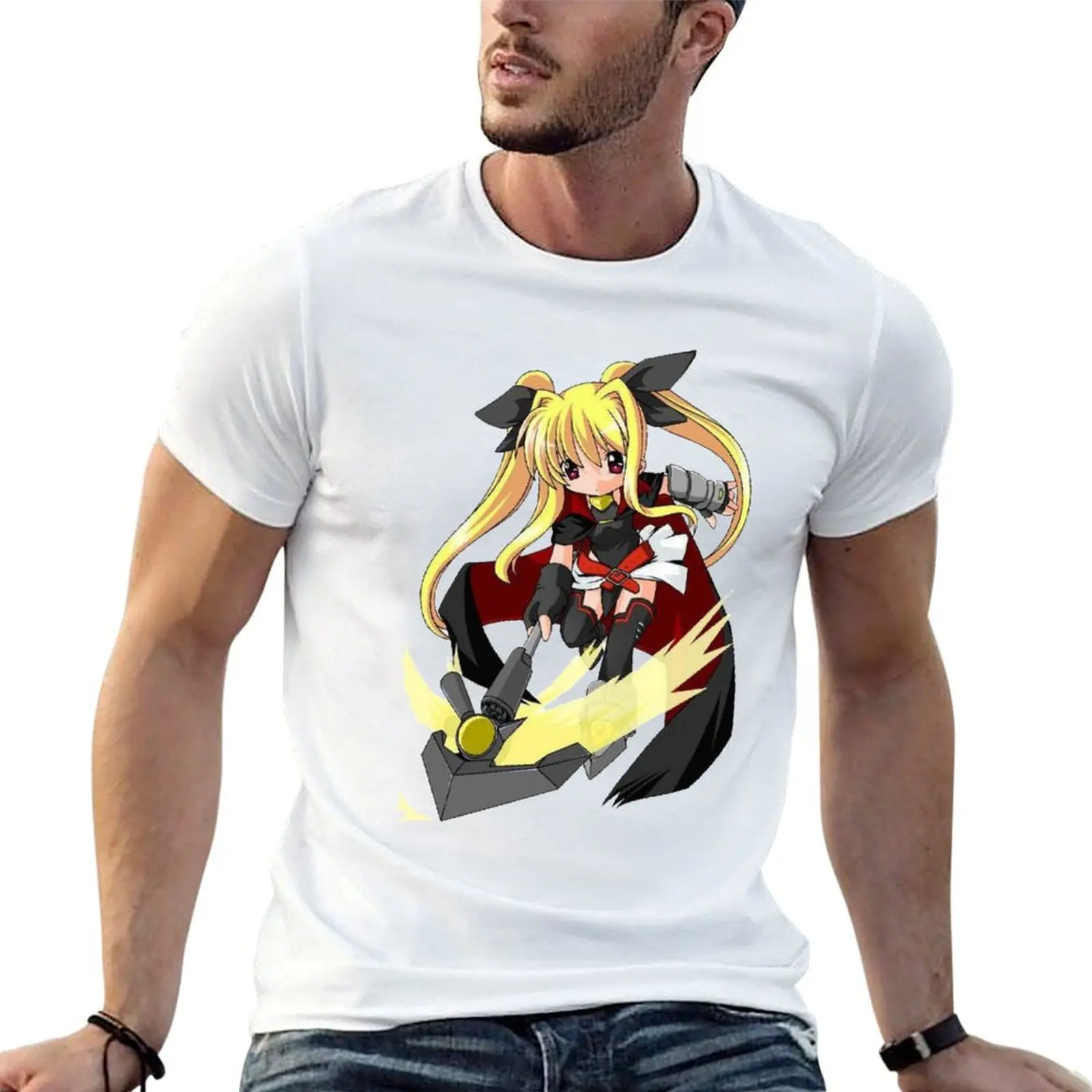 Футболка Fate Testarossa Harlaown (Mahou Shoujo Lyrical Nanoha) для работы и повседневной носки