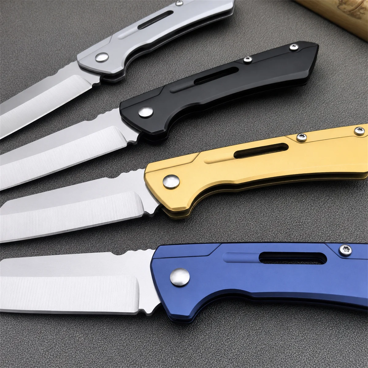 4 Pack Pocket Knife Set Foldin - Camping Cooking Knife Set 评论和价格