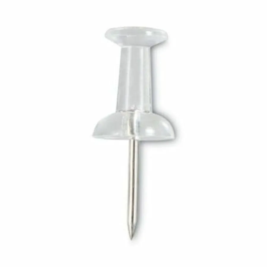 

Office Products 31306 Clear Push Pins, Plastic, 3/8-Inch, 400/Pack