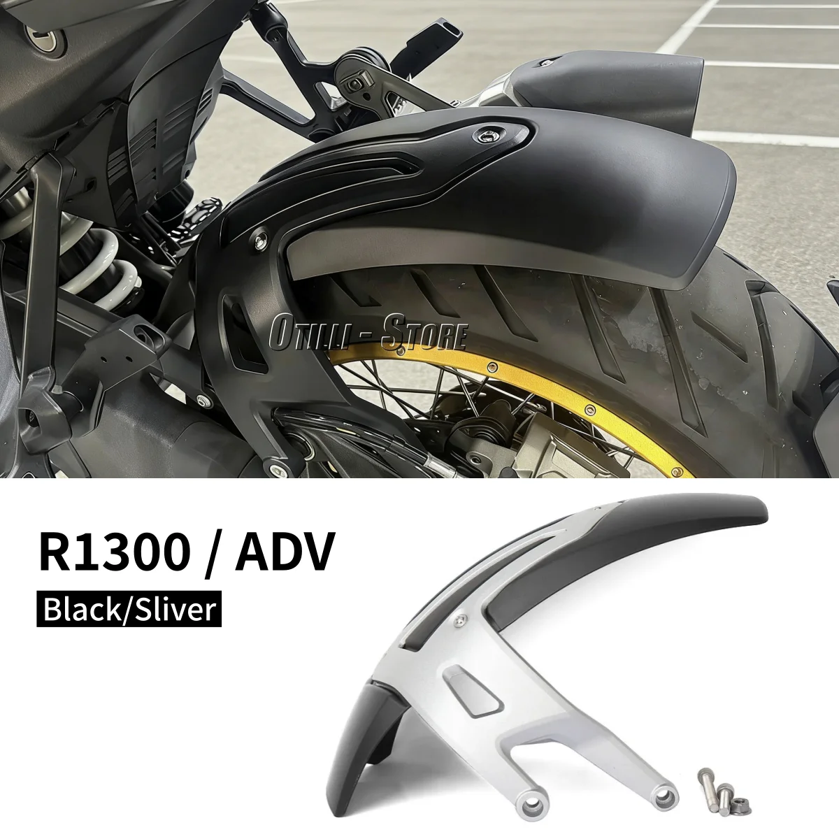 

Rear Fender For BMW R 1300 GS Adventure R1300GS R1300 GS ADV 2023-2025 Motorcycle Mudguard Splash Guard Protector Wheel Hugger
