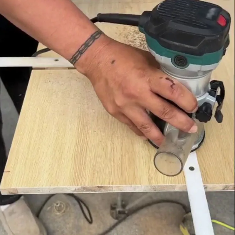 1Set 70cm Trimming Milling Groove Engraving Guide Rail Adjustable Backing Auxiliary Guide Rail Bracket DIY Woodworking Tools