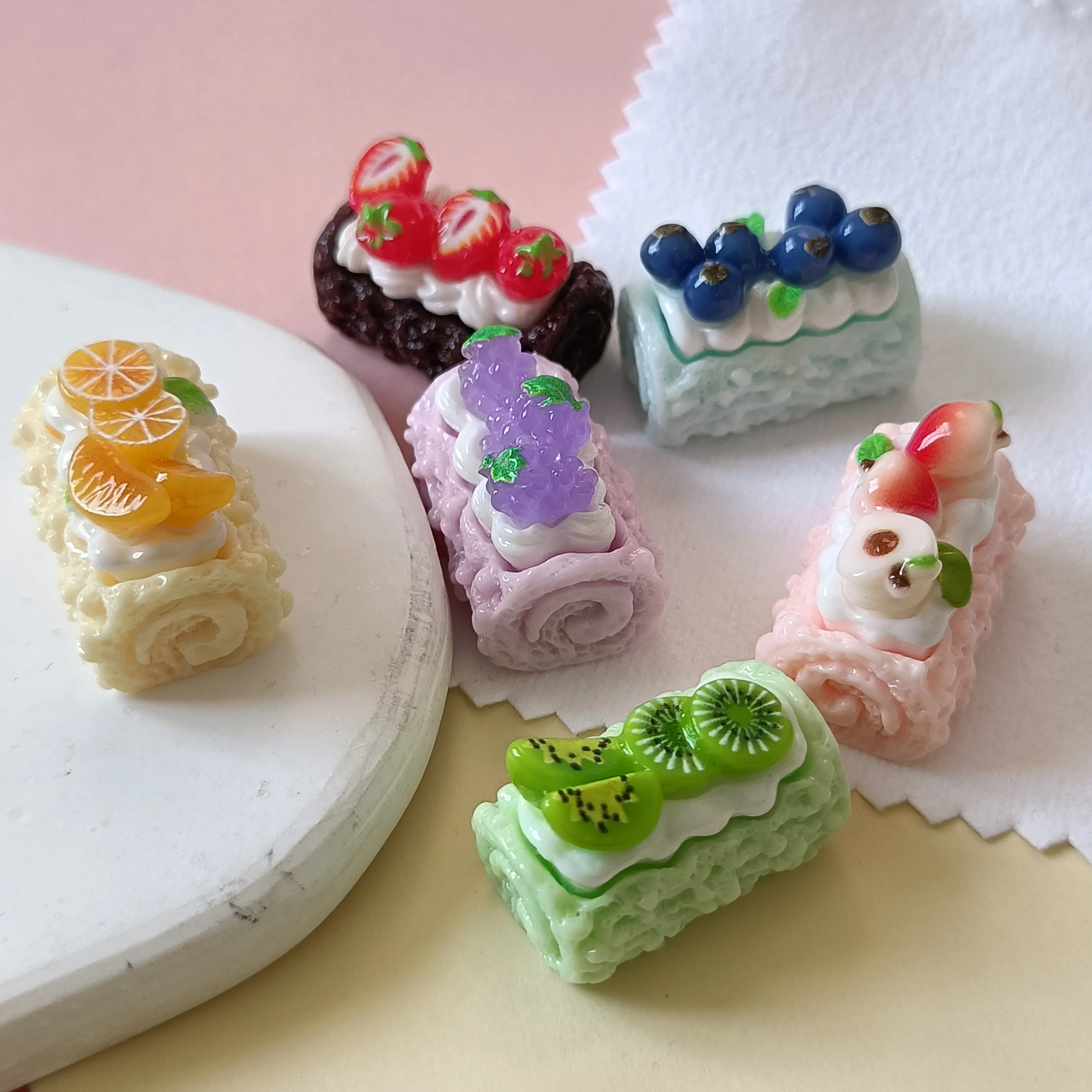 Fashion DIY Bowknot Hearts Res - Resin Art Earrings Material ulasan dan harga