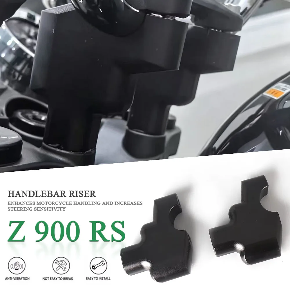 

For Kawasaki Z900 RS Z900RS Z 900RS 2018-2025 Motorcycle Handlebar Riser Lift Booster With Offset Risers Clamp Extension Adapter