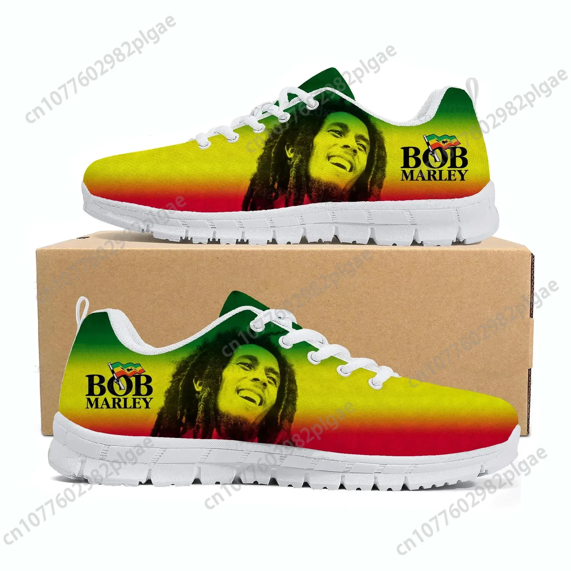 Bob Marley Reggae Star Rock Music Sports Shoes Mens Womens Teenager Children Sneakers Casual Custom High Quality Couple Shoes