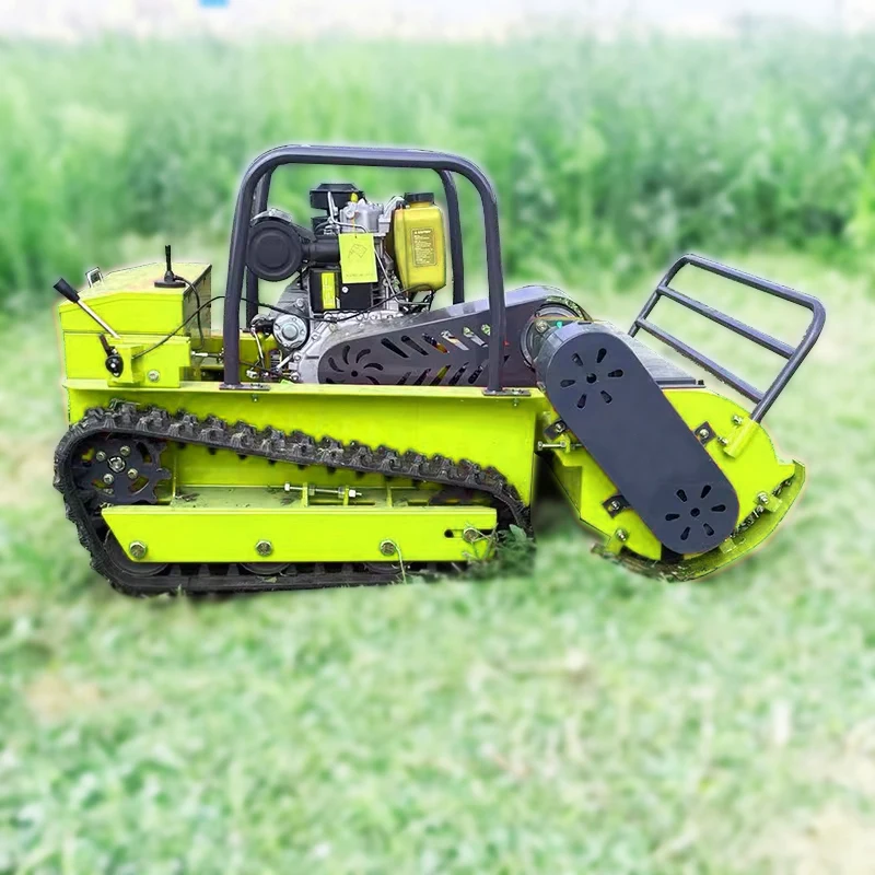 

Factory Direct Sales Cheap 550mm Track Remote Control Lawn Mower Zero Turn Lawn Mower Petrol Electric Start