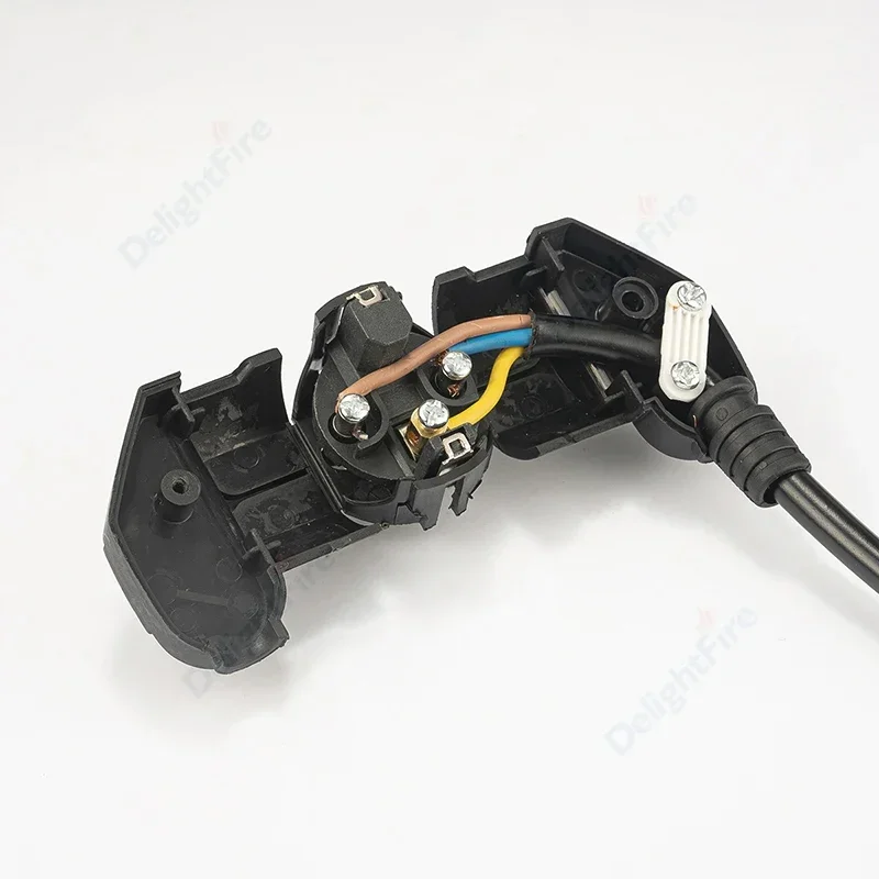 Repalcement EU AC Outlet Spain Korea Rewireable Socket Outlet Male Female Wiring Plug Extension Cord Cable Connector Power Cable