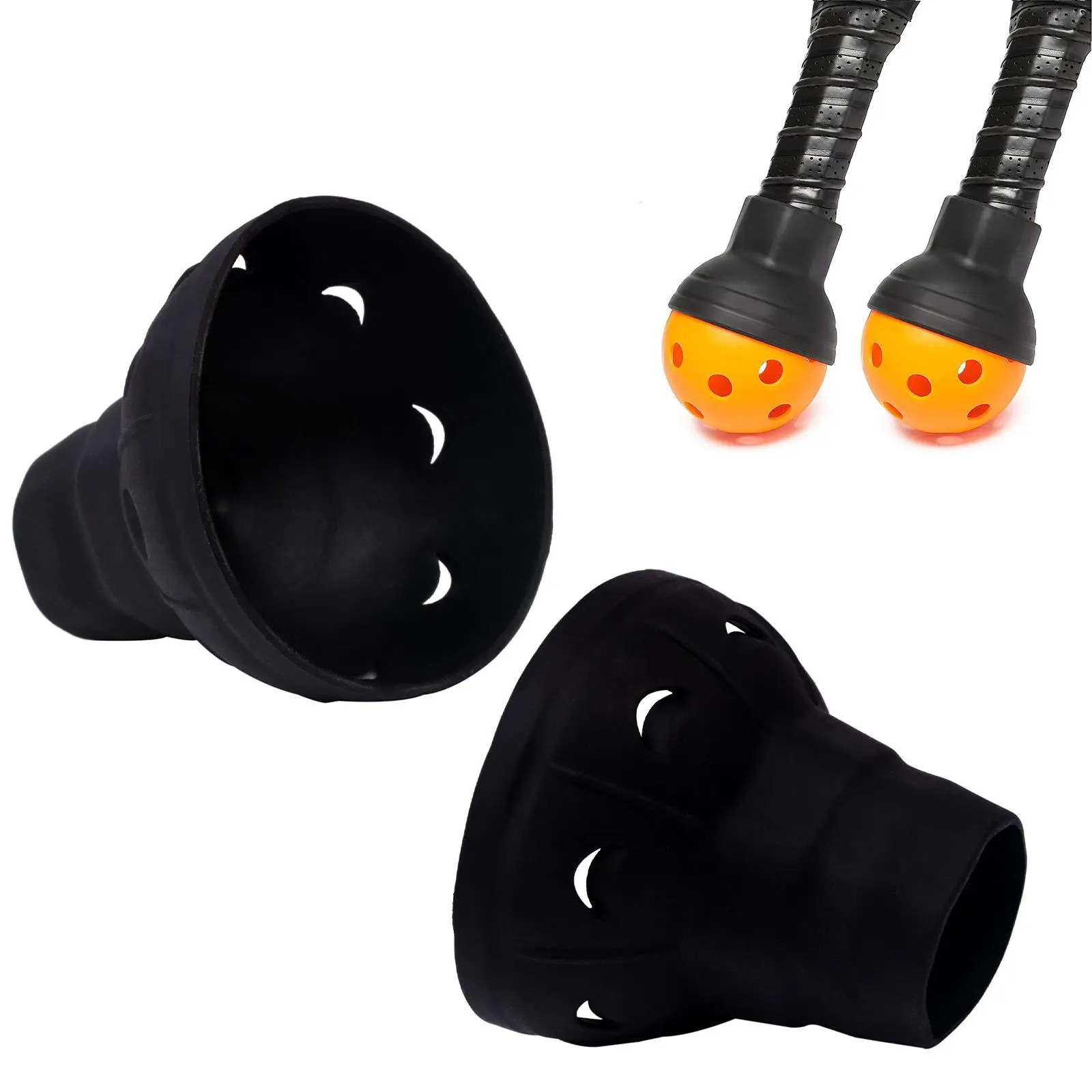 2x Pickleball Ball Retrievers Suction Cups Professional Practical without Bending over Picks up Balls Fit Any Pickleball Paddles