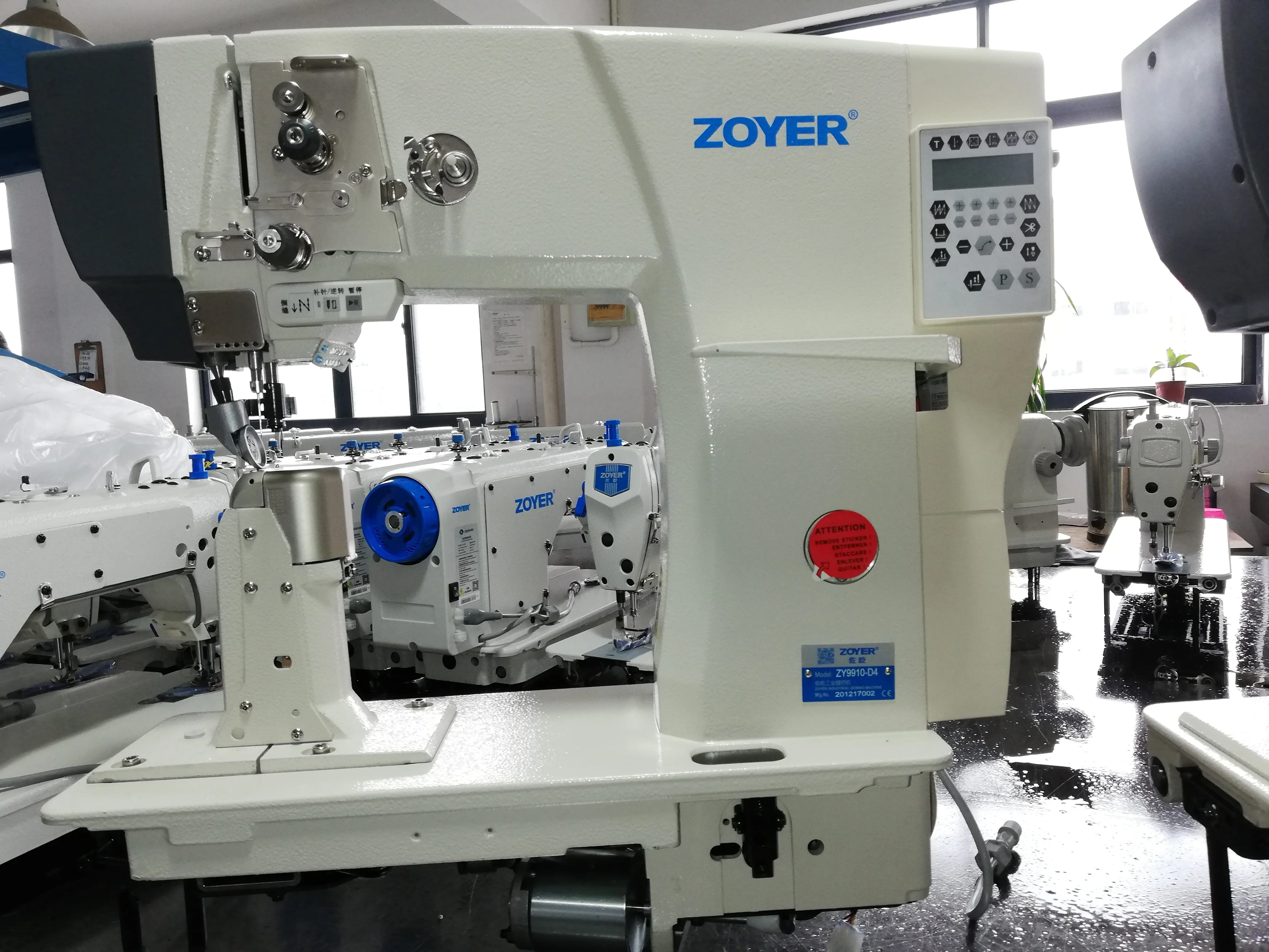 ZY9910-D4 Single Needle Post Bed Automatric Thread Cutting Industrial Shoes Machine