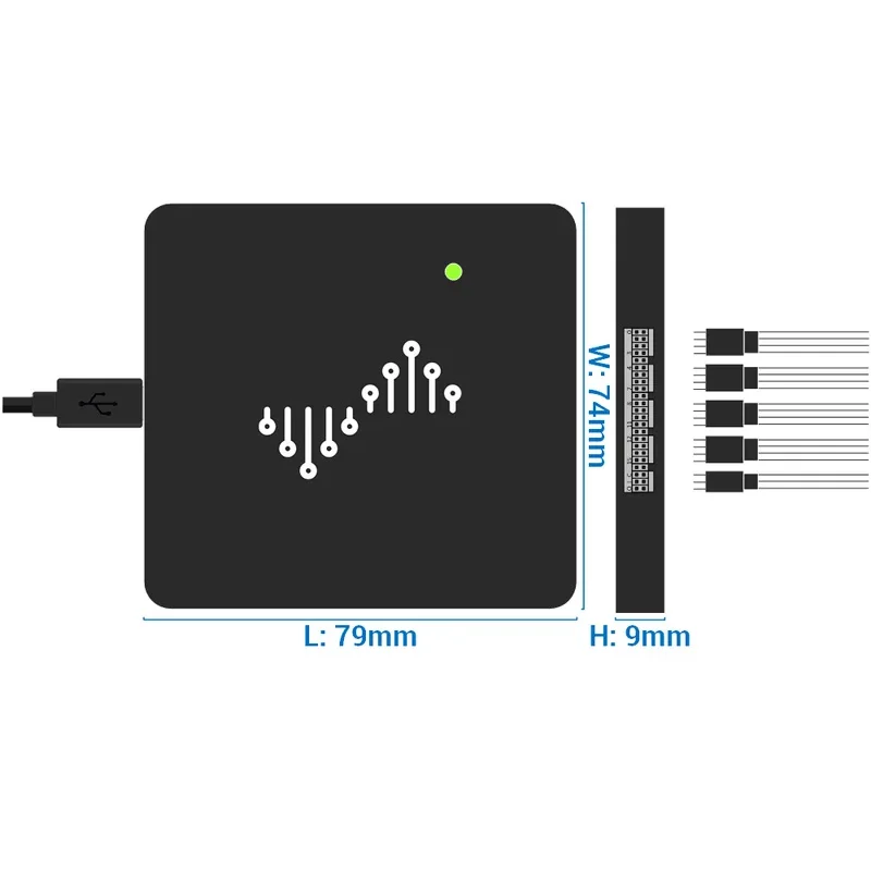 U3Pro16/32 16-DSLogic Series -Based Logic Analyzer 1GHz Rate USB 3.0 Bandwidth 5Gbps Maximum