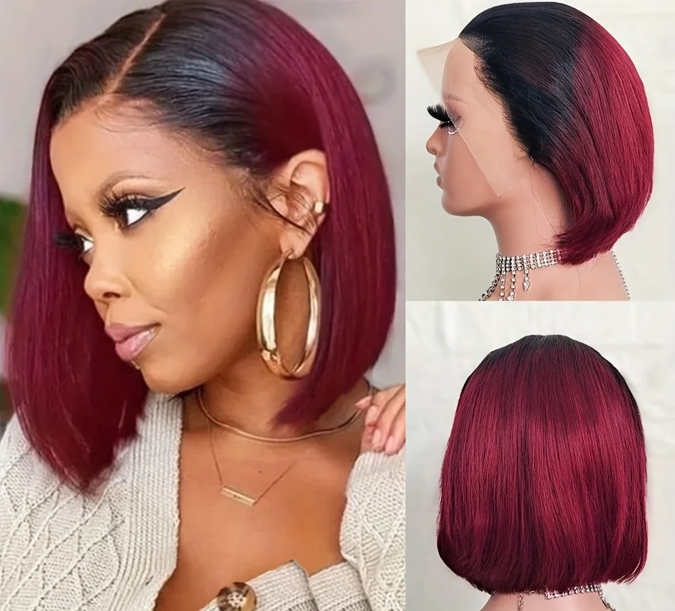 

Новинка! Парик-боб с прямой челкой из натуральных волос, омбре-блонд, цвет «Пианино», 13x4, с фронтальной частью из кружева, 27 апреля.