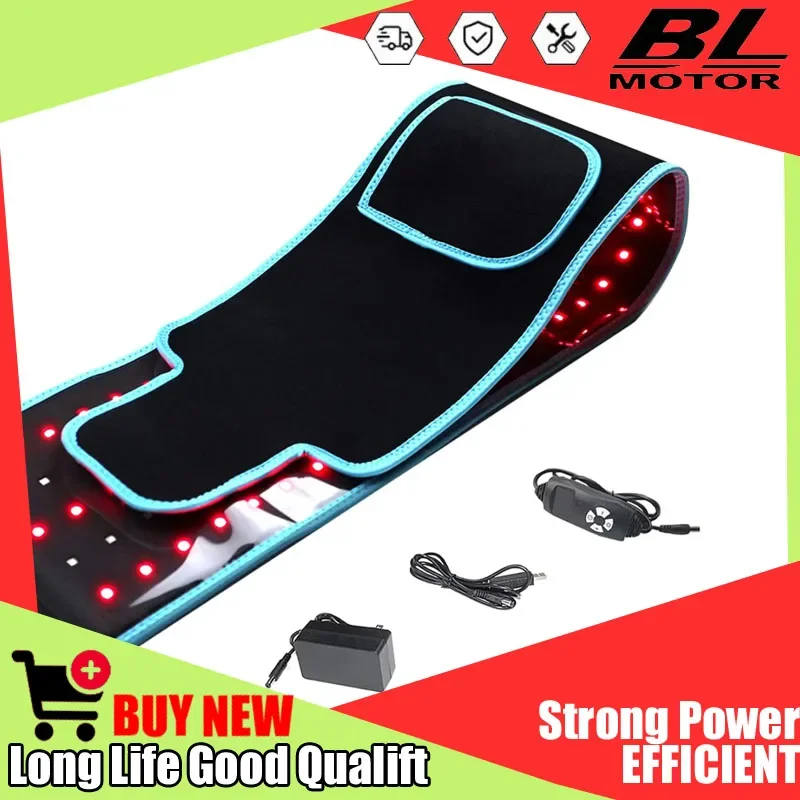 

Светодиодный пояс для светотерапии (красный и инфракрасный свет) 850 нм 660 нм, облегчающий боль в спине, для сжигания жира, пояс для похудения, согревающий пояс для талии, для всего тела