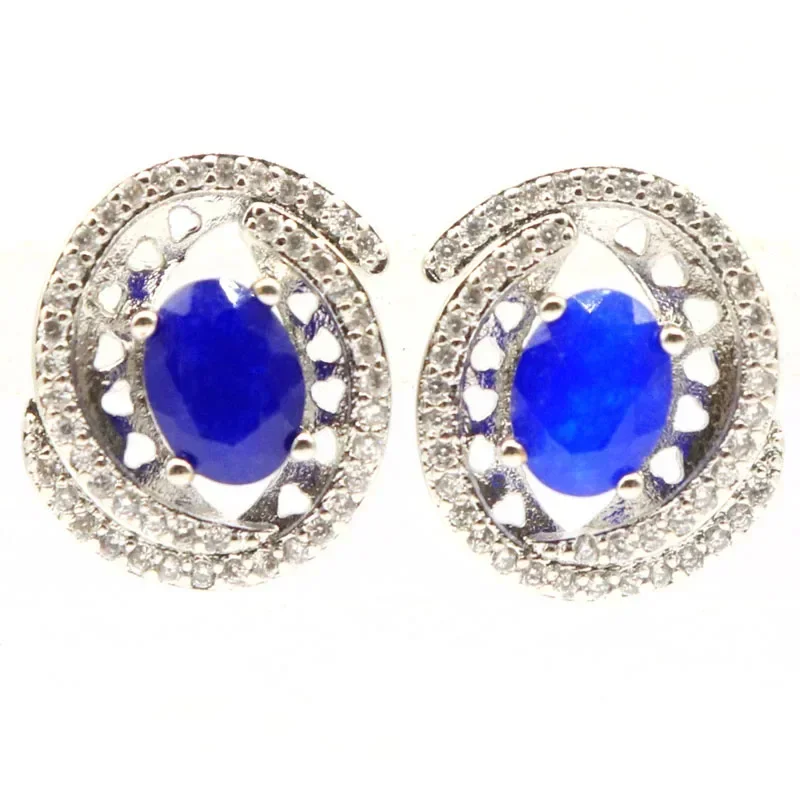 

Купите 4 и получите 1 бесплатно 4 г Серьги из SOLID STERLING SILVER 925 Огонь Радуга Мистический Топаз Фиолетовый Топаз Настоящий Синий Сапфир CZ Женская Вечеринка