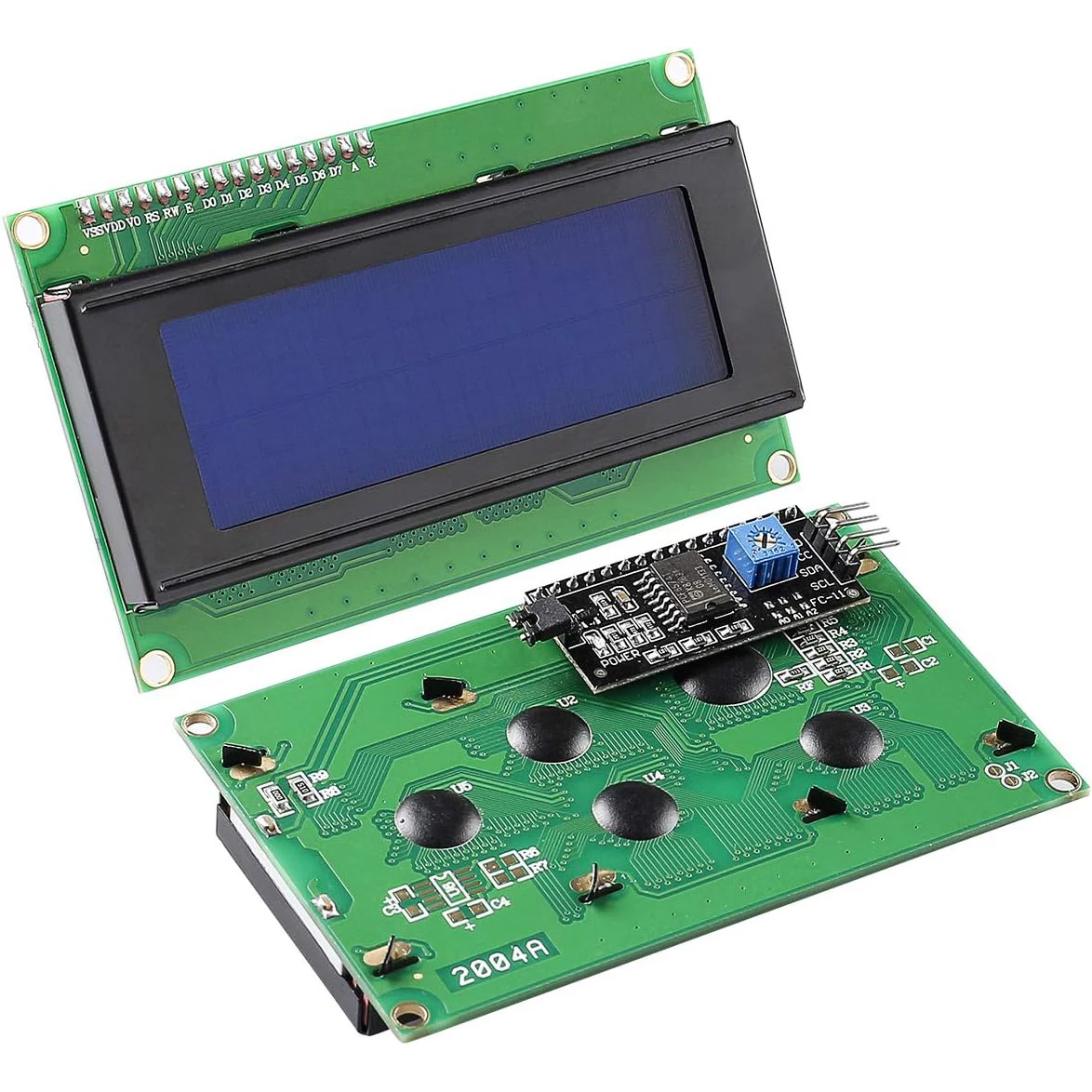 Modulo display LCD 20x4 2004 con adattatore interfaccia seriale IIC/I2C IIC I2C TWI seriale 2004 Modulo LCD 20x4 Shield per Arduino R3