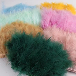 10Meters Marabou Feather Fringe Ribbon Turkey Feathers Trims for Wedding feather Dress for Decoration Sewing Crafts Wholesale