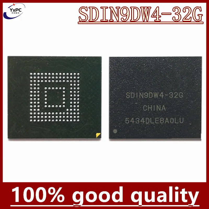 

SDIN9DW4-32G SDIN9DW4 32G BGA153 EMMC 32GB Flash Memory IC Chipset with balls