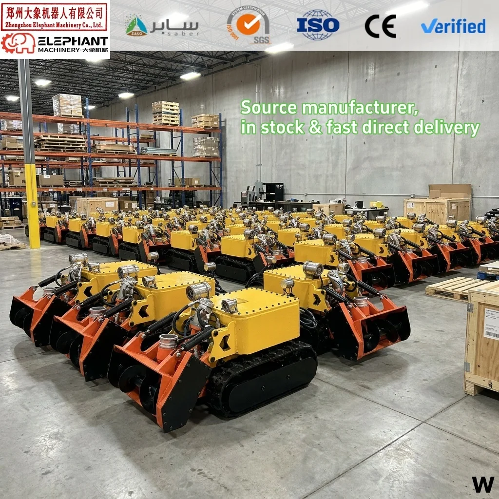 Intelligent Remote Control Dredging Robot High Efficiency Sludge Cleaning Machine for Tank Culvert Desilting Ce ISO Certified