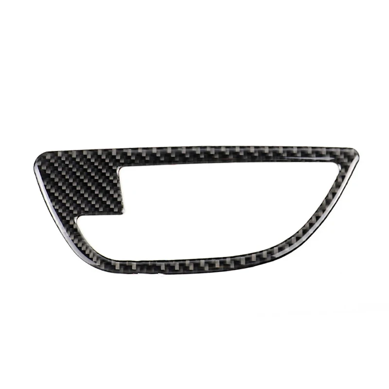 4pcs Car Real Carbon Fiber Interior Door Handle Door Bowl Cover Trim For BMW 5 Series F10 2011 2012 2013 2014 2015 2016 2017