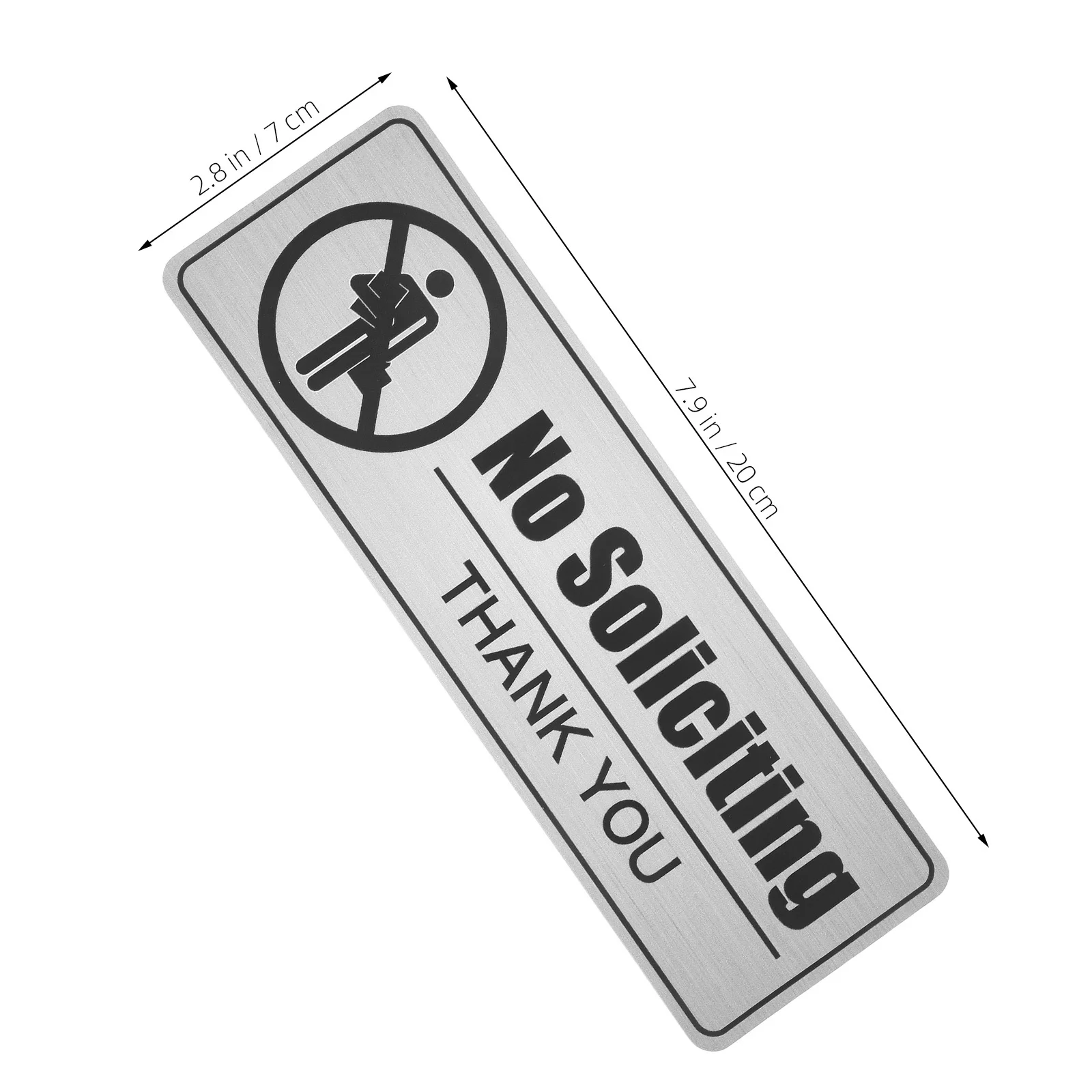 2 مجموعات لا علامة التماس PVC مانعة لتسرب الماء ذاتية اللصق باب جدار مدخل علامة تحذير للمنزل مكتب الاستخدام الداخلي في الهواء الطلق