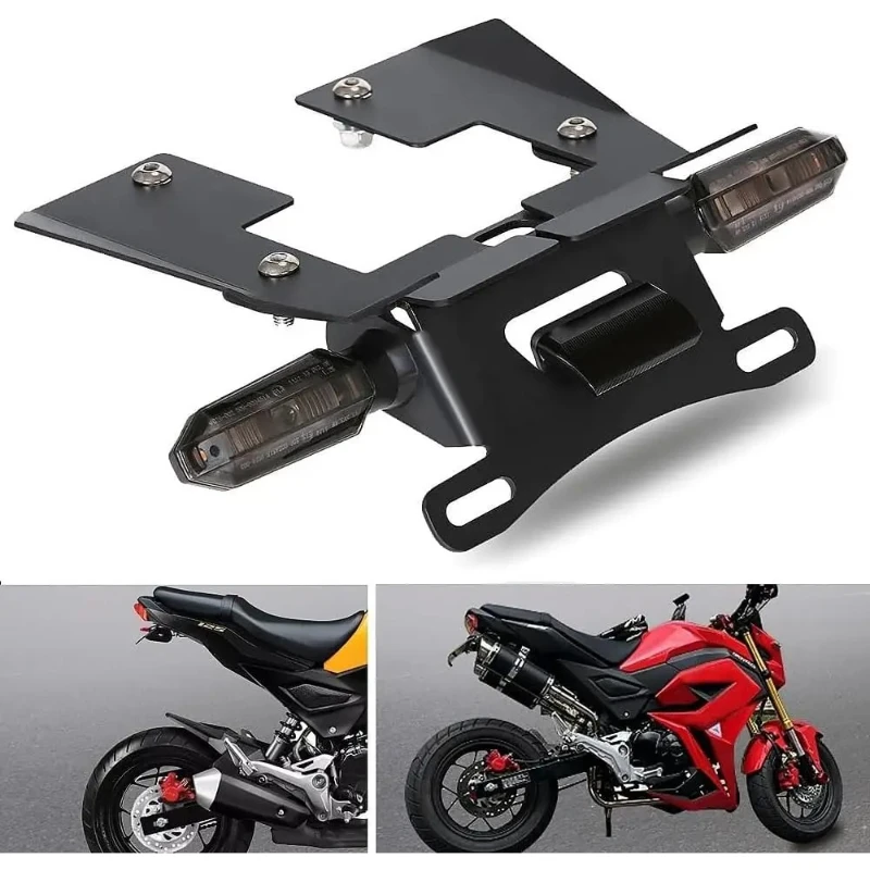 Tail Tidy For MSX125 Grom 2016 2017 2018 2019 2020 Fender License Plate Holder LED Indicator Turn Signal Blinker Tail Tidy