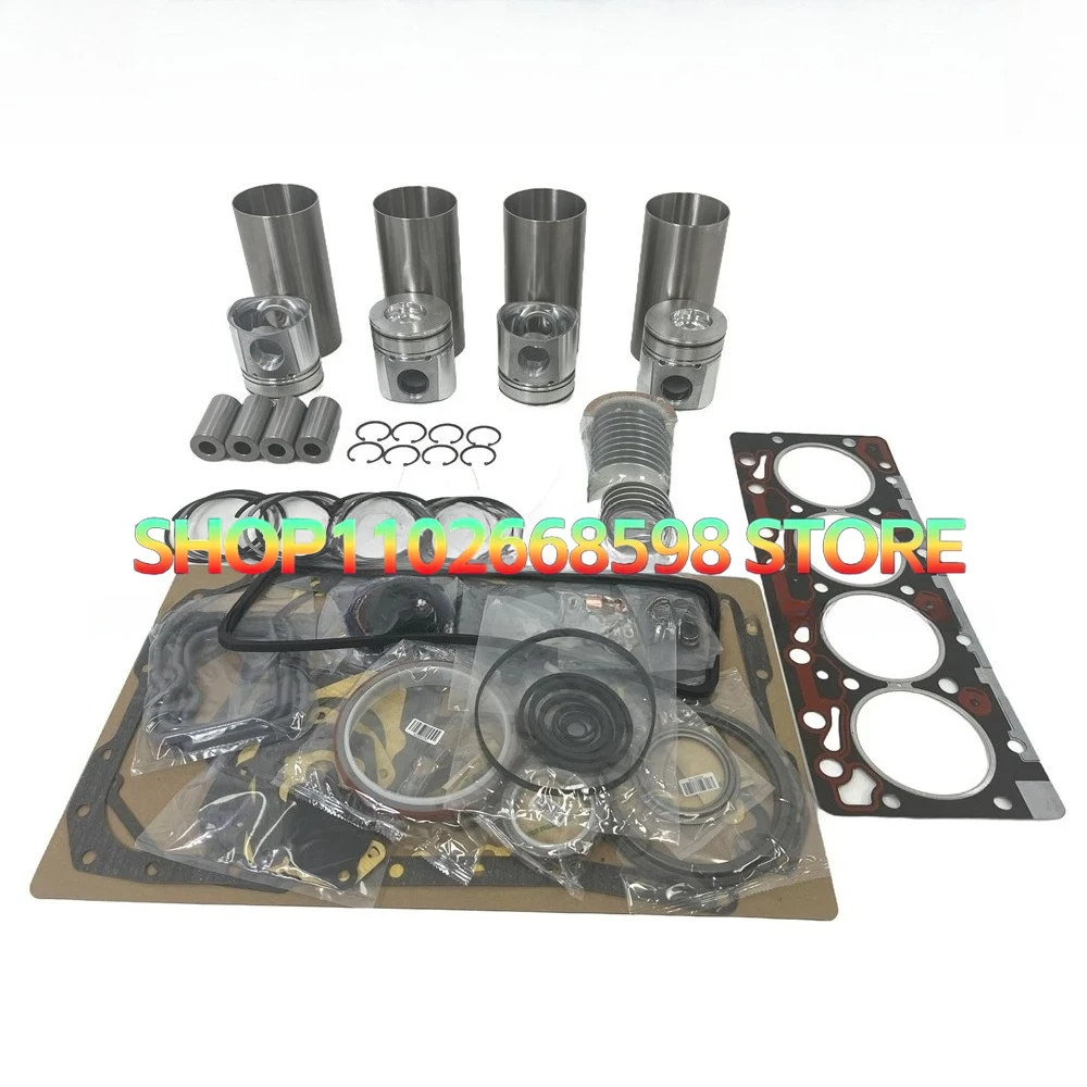 4BT Overhaul Rebuild Kit For Cummins 3.9L Engine HYUNDAI R130-5 R140-7 EXCAVATOR