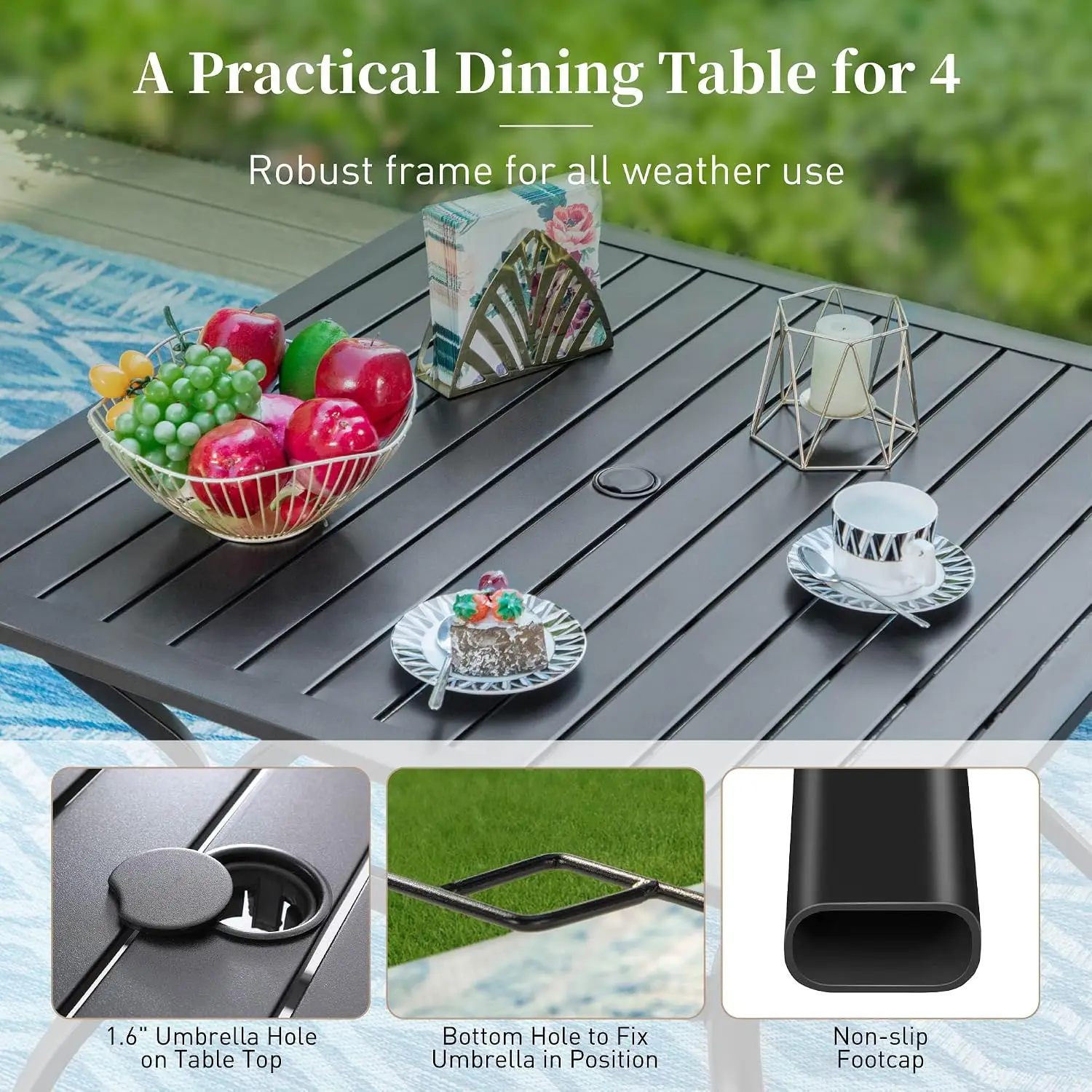 5pc Patio Dining Set 37