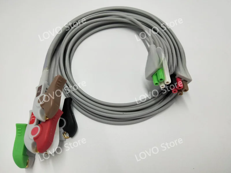 2000 3000 4000 5000 ECG lead wire split type five-lead  clamp 