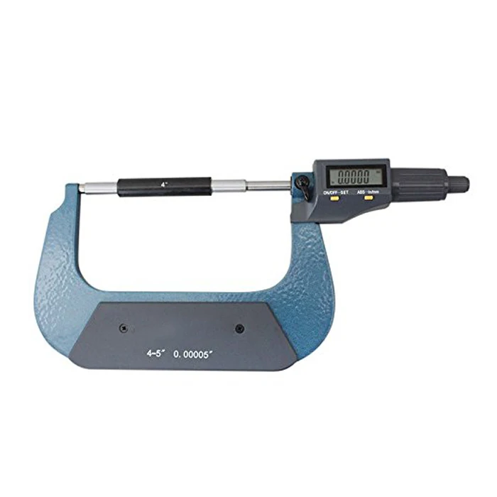 4-5''X0.00005'' Digital Micrometer Hand Using Measuring Diameter Tools