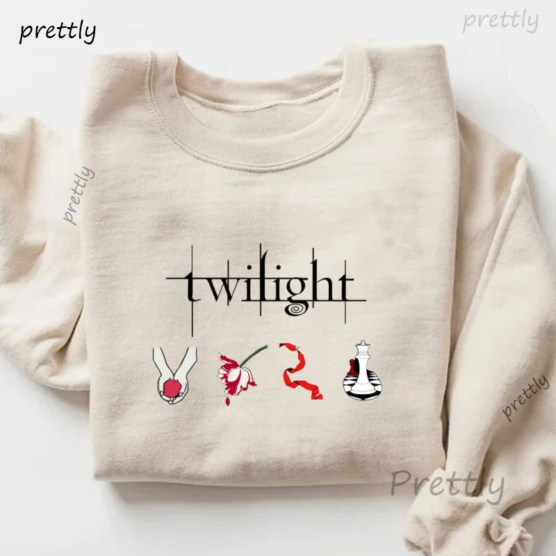 Sudadera y Sudadera con capucha de Crewight para mujer, sudadera informal con estampado de Saga Crewight, sudadera con cuello redondo para amantes de los libros, sudaderas con capucha de manga larga Y2k