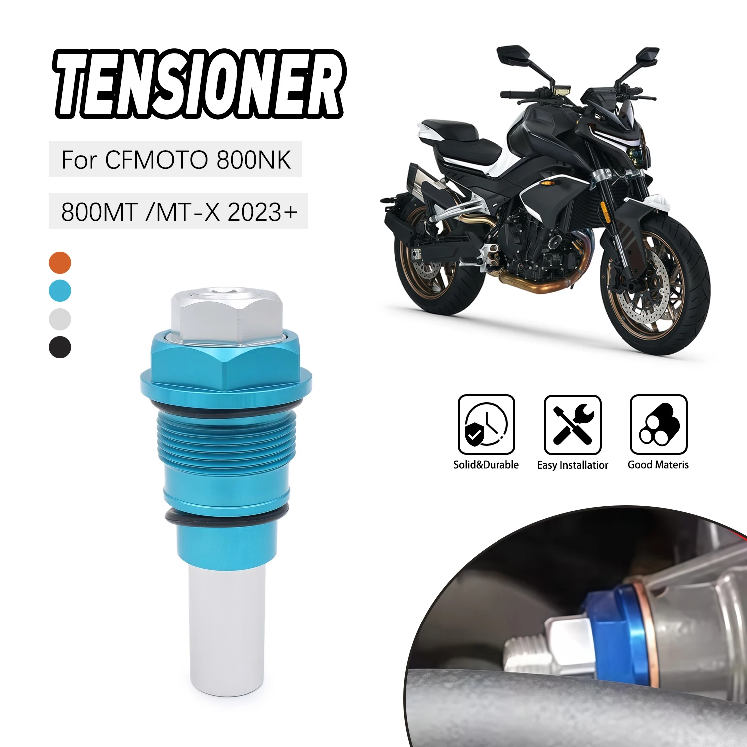 

For CFMOTO 800NK 800MT MT-X 2023+ For KOVE 800X Rally 2023+ Motorcycle Replacement Parts Cam Timing Chain Tensioner