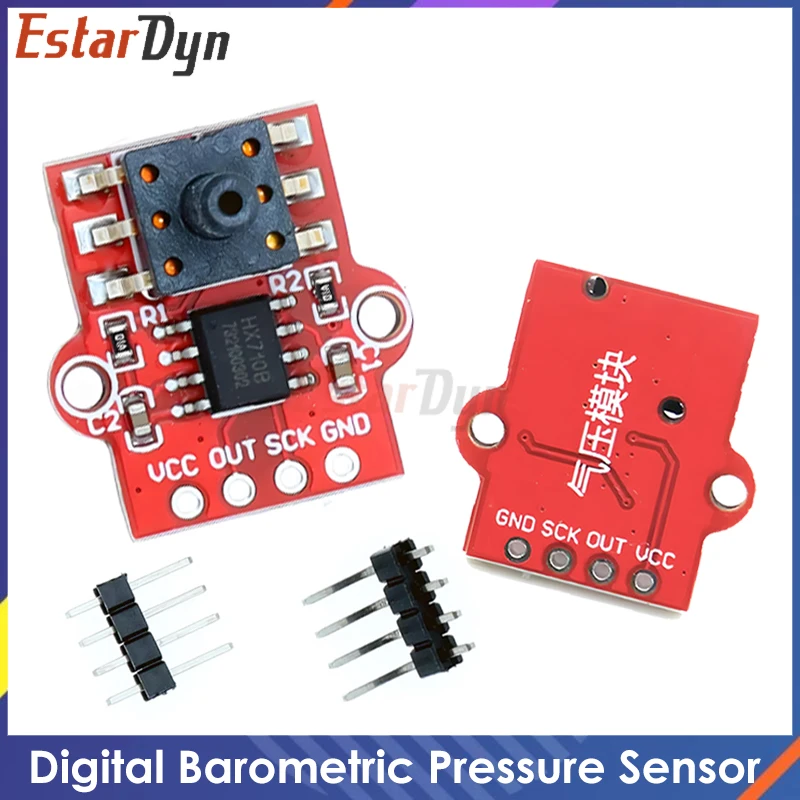 Módulo sensor de pressão digital de alta precisão 40KPa com controlador de nível de água e placa sensor de fluxo de líquido HX710B