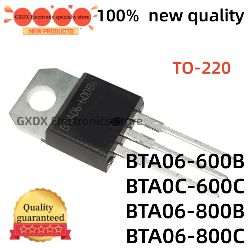 10-20pcs 100% new BTA06600B BTA06600C BTA06800B BTA06800C BTA06 BTA06-600B BTA06-600C BTA06-800B BTA06-800C TO-220 Triac