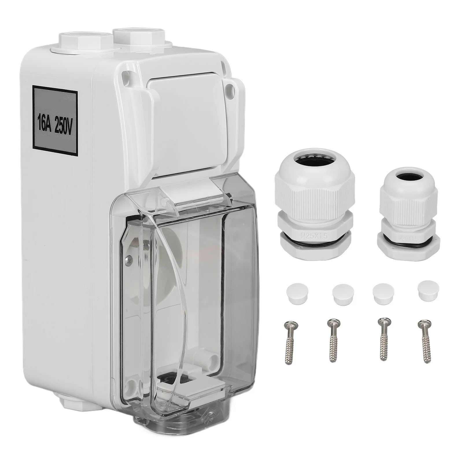 ip66防水ソケット-absシェル-トグルスイッチコンセントコンビネーション-フランス規格-250v-16a