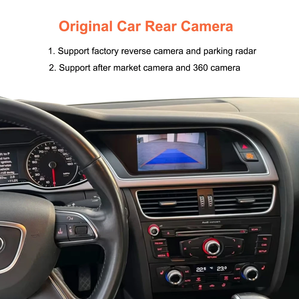 BONROAD Smart Retrofit Module Box Wireless Carplay & Android Auto for Audi A4 B8 Q5 A5 S4 S5 - OEM Screen Upgrade Airplay Autolink Interface view 7