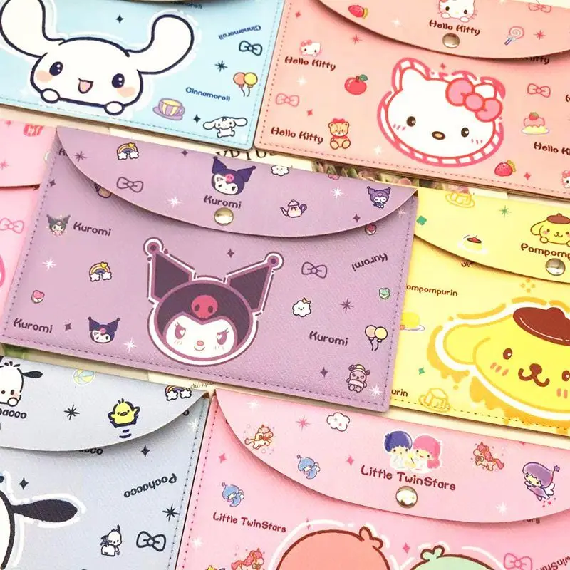 Cute Cartoon Coin Purses, Criativo Impresso, Saco De Armazenamento À Prova De Poeira, Sanrio Hello Kitty Kuromi Cinnamoroll My Melody Toy, Presentes para Meninas