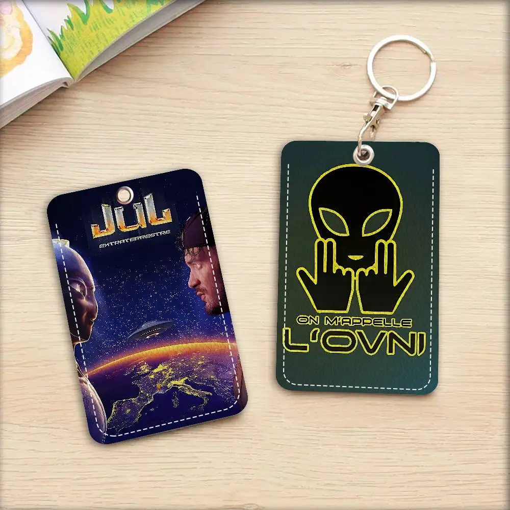 Rapper J-JuL Music Album Personalised Print Card Holder Suitable for Holder Girls Door Card Case Women Badge Holder Keychain